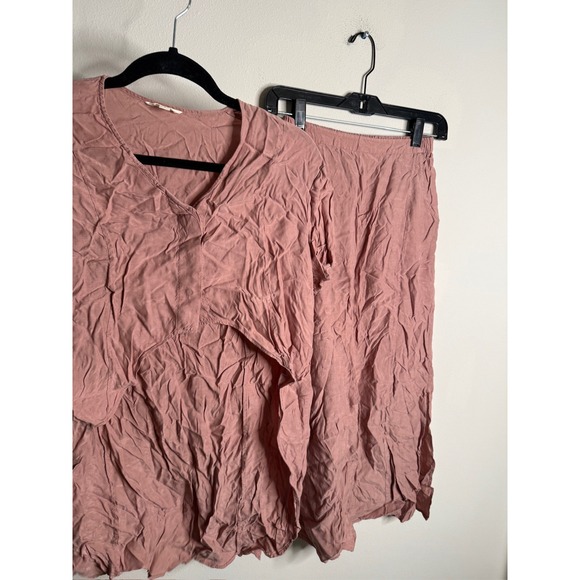 Nap Other - NAP Women's Top and Pants Pajama Loungewear Set Size S & M Viscose Blend in Pink